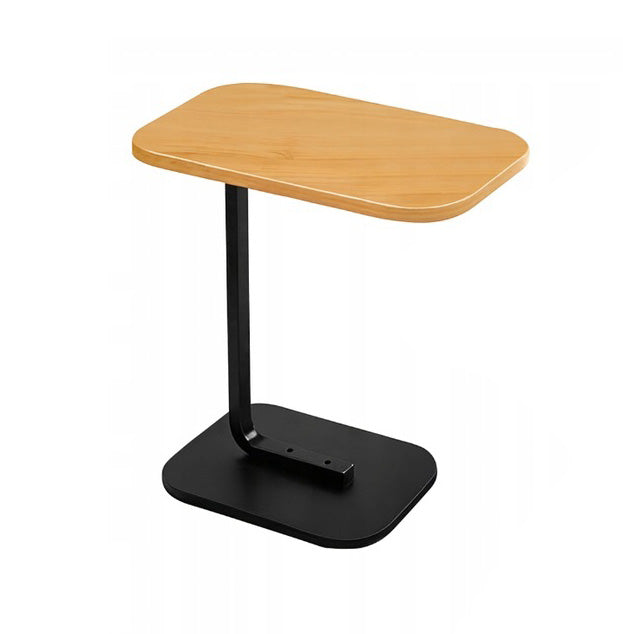 Masuta de cafea moderna, Zola, forma de C, cadru metalic, 40 x 30 x 60 cm, negru/maro Masuta de cafea moderna, Zola, forma de C, cadru metalic, 40 x 30 x 60 cm, negru/maro